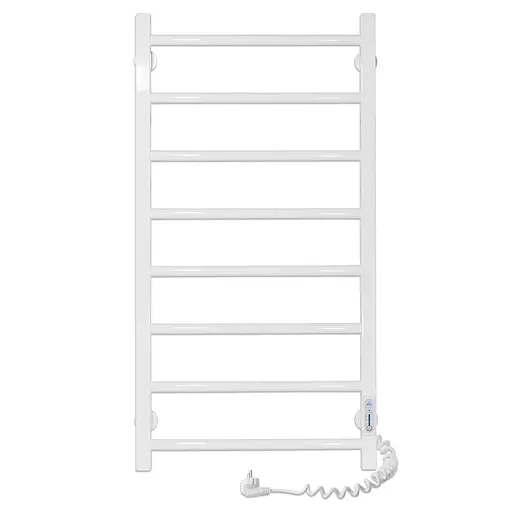Электрический полотенцесушитель Laris Зебра Альфа ЧФ8 400x800 Э правый R3 77700072, Белый, Правое, Электронный - фото 2