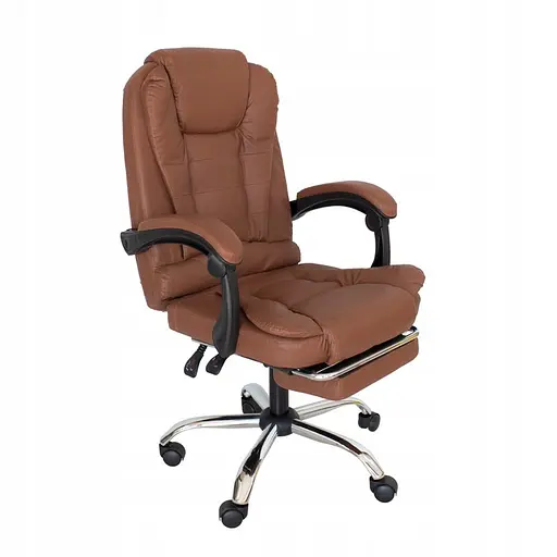 Офисное кресло с подставкой для ног Hanert Ergo Dark Brown - фото 2