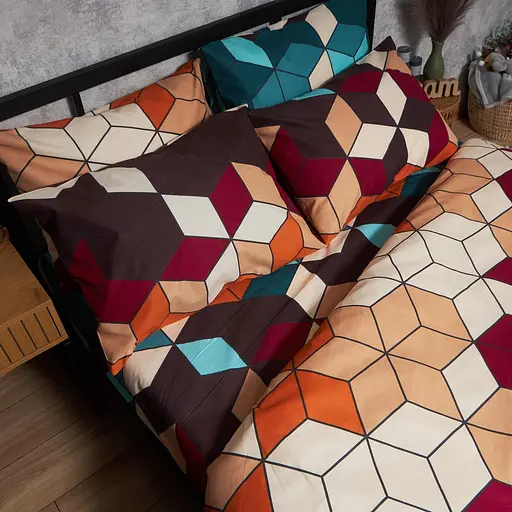 Набор наволочек Moon&Star Мікросатин Premium Modern Chaos 60х60 см 2 шт - фото 3