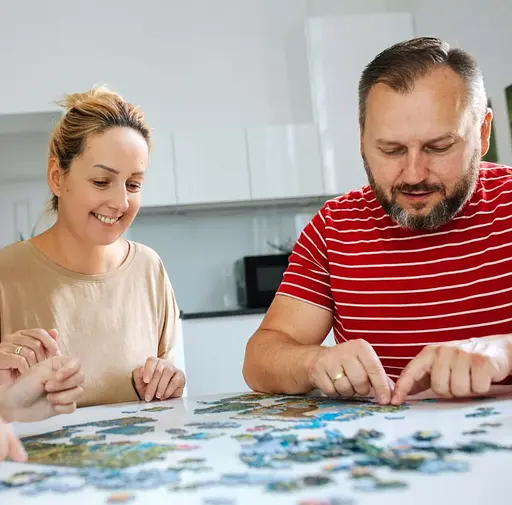 Пазл Сплячий лев - 1000 шт. TREFL 10447 - фото 2