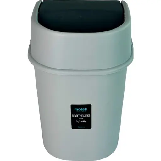 Контейнер для муcора Motek 13 л Серый (СPY-114)  - фото 1