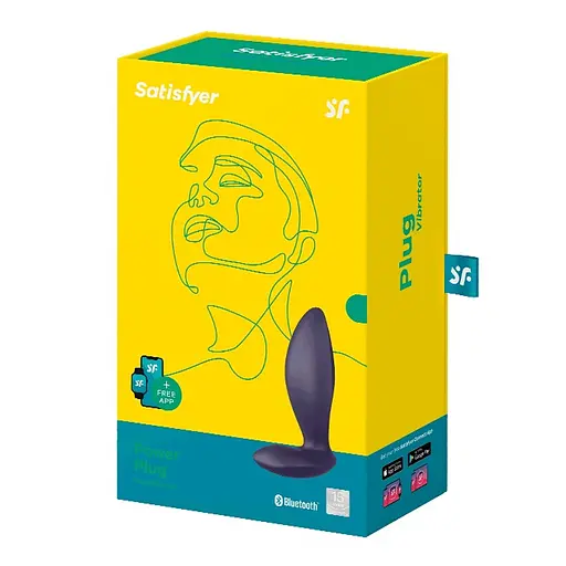 Анальна пробка з вібрацією Satisfyer Power Plug 11.3 см (фіолетовий) - фото 7