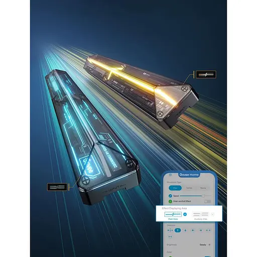 Світлодіодні панелі Govee H1063 Gaming Wall light Expansion Kit 2шт (H10630A5) [145628] - фото 5