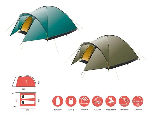 Намет Grand Canyon Topeka 2 Alu Capulet Olive (30921259) (DAS302740) - фото 9