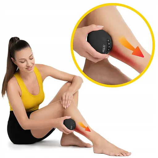 Массажная вакуумная банка 4FIZJO аккумуляторная с ИК прогревом 4FJ0517 Black (P-5907739318695) - фото 3