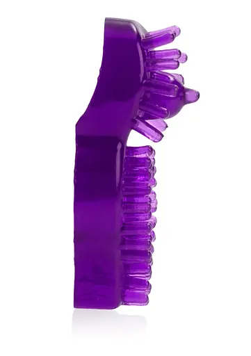 Эрекционное кольцо CalExotics Supеr Stretch Enhancer Ring 5 см фиолетовый - фото 3