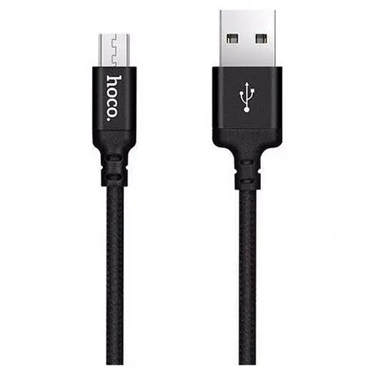 Дата кабель Hoco X14 Times Speed Micro USB Cable (2m) Червоний / Чорний - фото 2