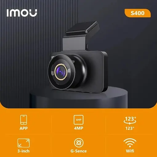 Автовидеорегистратор Imou S400 PRO GPS 2K HD 4MP Wi-Fi - фото 7