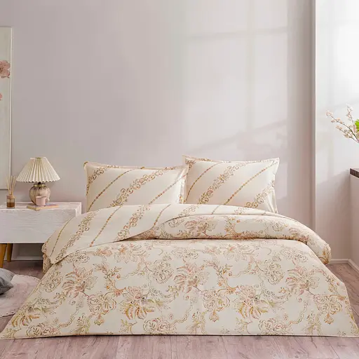 Постільна білизна Sec&Ser Livia Ecru Ранфорс Преміум Tac pbe0051579 - фото 1