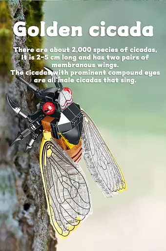 Конструктор насекомые  WOMA развивающий научный набор живой мир 705 деталей - фото 8