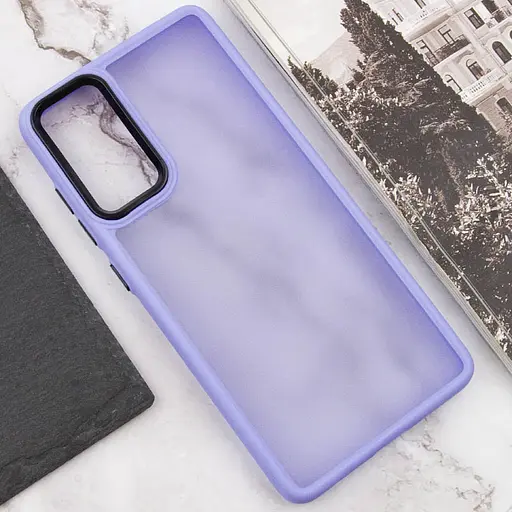 Чохол TPU+PC Lyon Frosted для Motorola Moto G24 / G04 / E14 Purple - фото 4