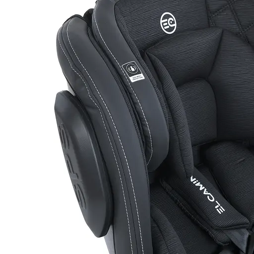 Автокрісло дитяче 0-36 кг ME 1045 EVOLUTION 2 360° ISOFIX/Top Tether з поворотом, Чорна смужка - фото 12