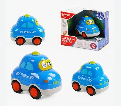 Машинка HE 0537-3 "Полиция", звук, свет, в коробке (6900048090053) - фото 2