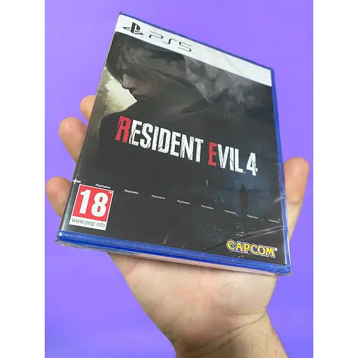 Диск c игрой на PlayStation 5 Resident Evil 4 RUS перевод, Диск Новый