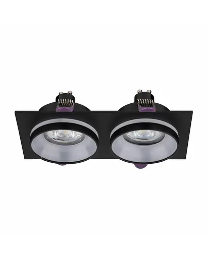Точковий світильник TK Lighting 6925 Jet GU10 2x10W IP20 Bk - фото 1