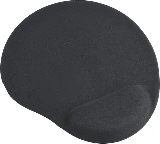 Килимок Gembird Gel Mouse Pad with Wrist Support black (MP-GEL-BK) - фото 2