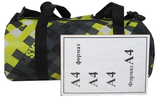 Сумка спортивная для тренировок Wallaby салатовая с черным 28L sum0028904 - фото 7