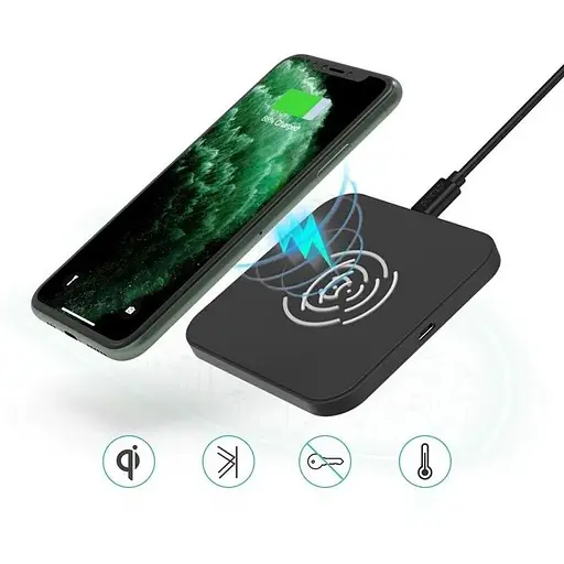 Беспроводное зарядное устройство Choetech T511-S 10W Black - фото 2