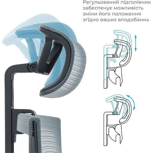 Офісне крісло OfficePro Balance OC550-B-DG-DG Black/Dark Gray [148645] - фото 9