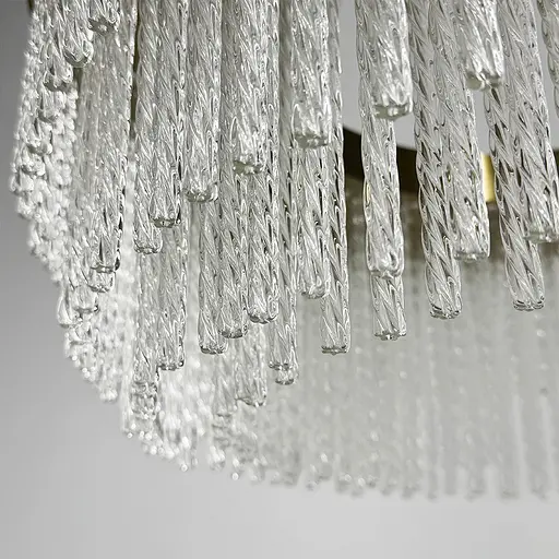 Изысканная подвесная LED люстра в латунном корпусе Ø 60 см Ст. M 221-600 | Line F - фото 4