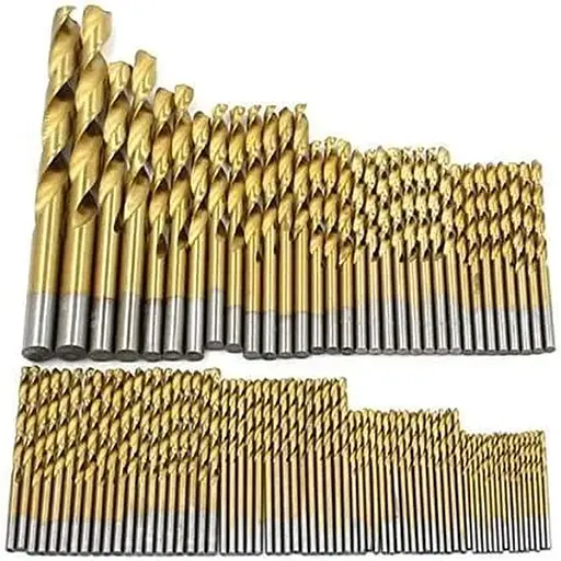99 шт. 1,5 мм-10 мм набор сверл из титанового покрытия Hss Twist Drills - 2#