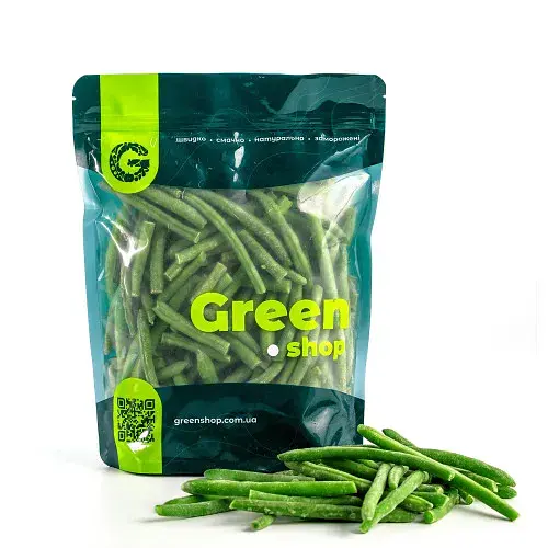 Заморожена квасоля стручкова Green Shop ціла 500 г - фото 1