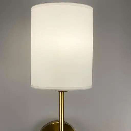 Класичне настінне бра з тканинним абажуром Line F W 1827/1 - фото 2