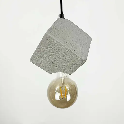 Підвіс Truzzo Quadro із сірим бетонним плафоном Line.F MJ 168/1 GR - фото 6