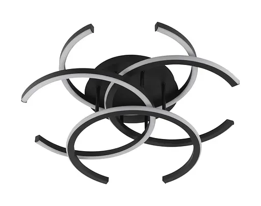 Люстра светодиодная Valeso V LCD3004 BK - фото 4