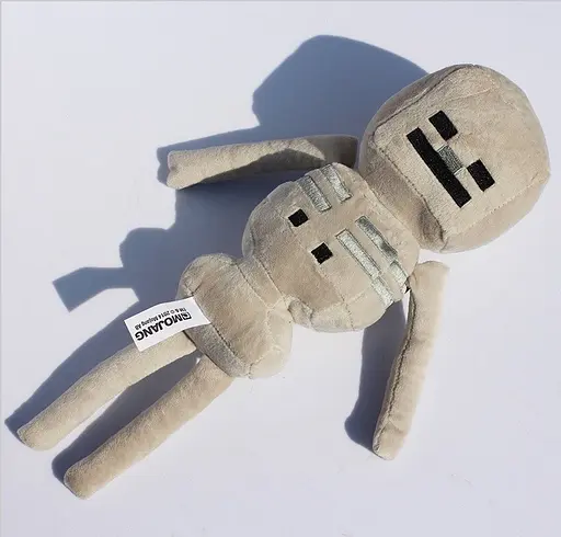 М'яка іграшка Minecraft Skeleton small Майнкрафт Скелет маленький 24 см 41.54 - фото 1