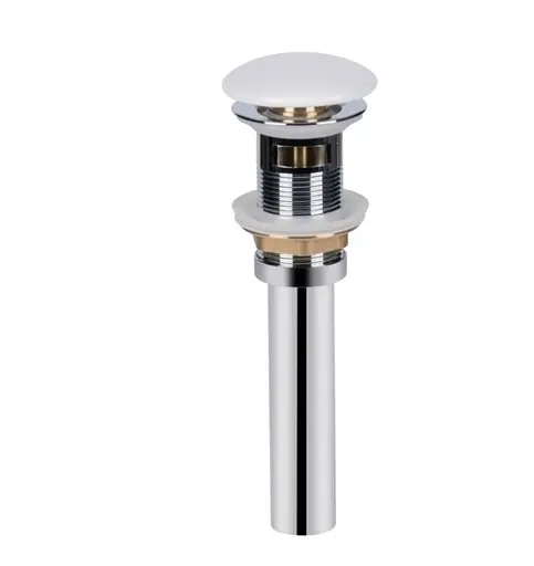 Комплект Qtap Leo: Раковина подвесная овальная левая 430x285x160 мм White + Донный клапан PU02O (QT11115011LWN47332) - фото 5