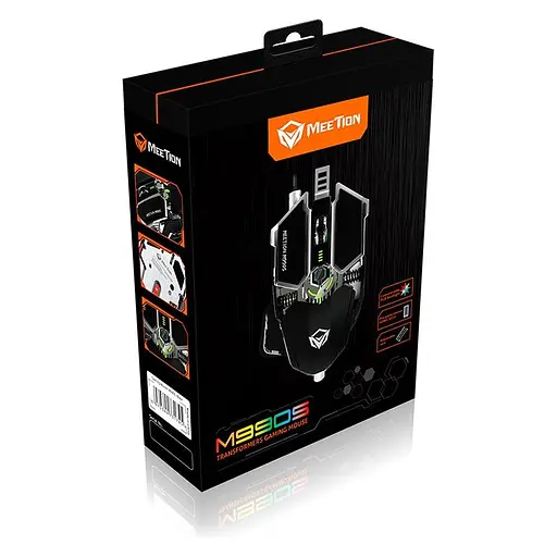 Миша MeeTion Backlit Gaming Mechanical Mouse RGB MT-M990S - фото 7