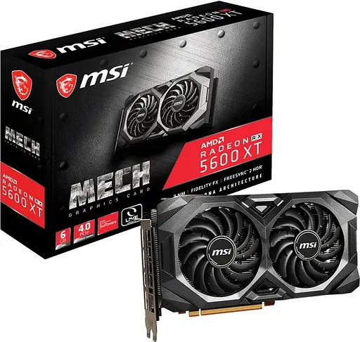 Видеокарта MSI AMD Radeon RX 5600 XT MECH (RX 5600 XT MECH) (GDDR6, 192 bit, PCI-E v4.0 x16) Б/у - фото 3