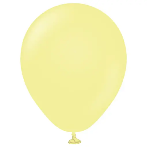 Шарик воздушный латексный 30 см (100) макарун желтый, IDEA7-DL-018