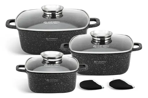 Набор кастрюль Edenberg EB-8141 8 предметов - фото 2