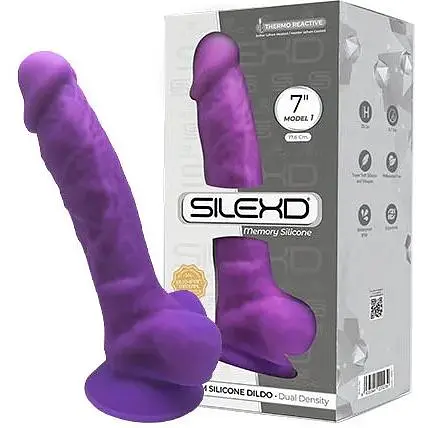 Фалоімітатор SilexD Johnny Purple - фото 3