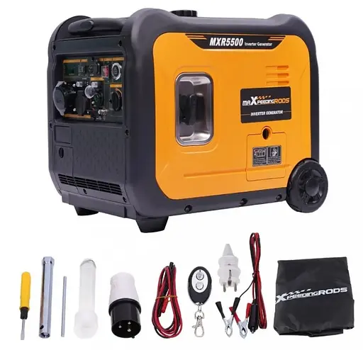 Генератор інверторний MaXpeedingRods 5.5 кВт Електричний старт/Дистанційний старт/Ручний стартер MXR5500 - фото 3