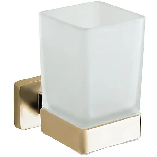 Склянка для зубних щіток VBI Mars brushed gold VBI-040104BG золотий - фото 1