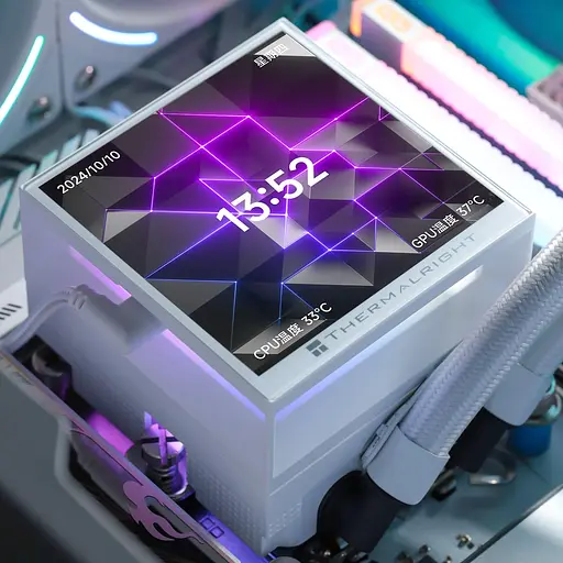 СВО Thermalright Hyper Vision 360 ARGB White (Hyper Vision 360 ARGB White) Б/у - фото 9