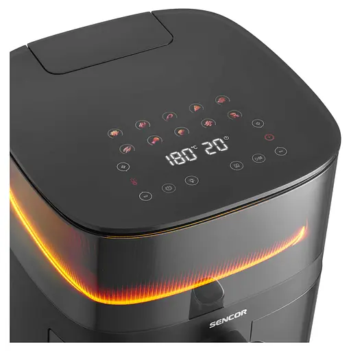 Мультипіч Sencor Vita 1500Вт 5л 10 програм метал/пластик з віконцем чорний - фото 6