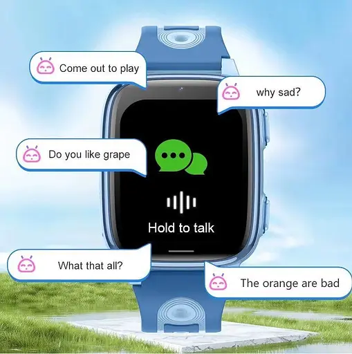 Детские смарт-часы Lemfo D51, 4G синий - фото 8