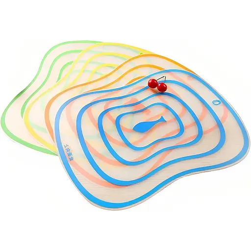 Набір кольорових гнучких кухонних обробних дощок 30х40 см (4 шт. у наборі), Kitchen Master 85725 - фото 1