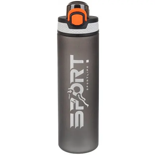 Пляшка для води спортивна Laprida SPORT LIFE 700 мл сіра (67-2748)