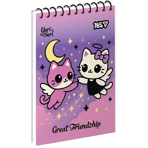 Зошит для записів Yes А7 Cosmic Companions 80 аркушів (152540)