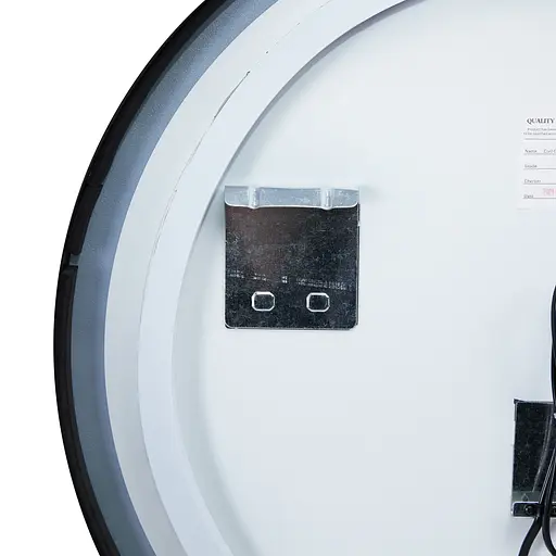 Дзеркало Qtap Robin R600 Black з LED-підсвічуванням QT13786502B, Чорний - фото 6