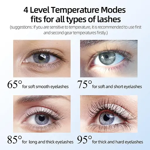 Бигуди для ресниц с подогревом, бигуди для ресниц с подогревом, портативные бигуди для ресниц с перезаряжаемой батареей 24 часа, долговечные - фото 6