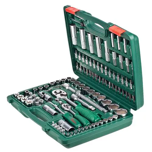 Набор торцевых головок Hans профессиональный 1/4DR4-14 мм и 1/2DR10-32 мм 108 предметов (TK-108) - фото 10