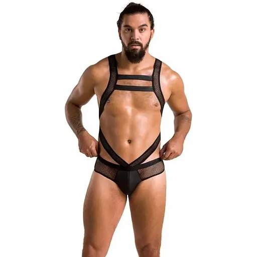 Боді чоловіче Passion Free Your Senses Victor 045 L/XL чорний