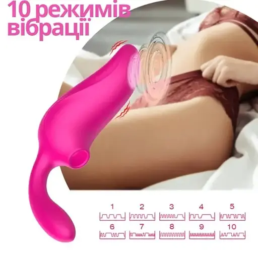 Вібратор I’MCUM Secret G з вакуумом, вібрацією та стимуляцією точки G (IM-KXY216) - фото 3