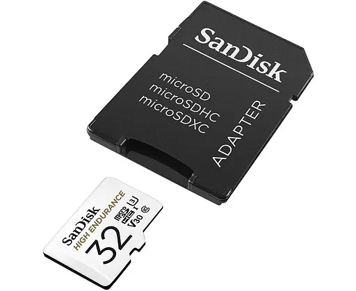 Карта памяти microSDHC SanDisk High Endurance 32 Gb (UHS-1 U3) class 10 V30 (100Mb/s) - фото 3